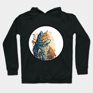 Lady Cat Vintage Lover - Love Cats Hoodie